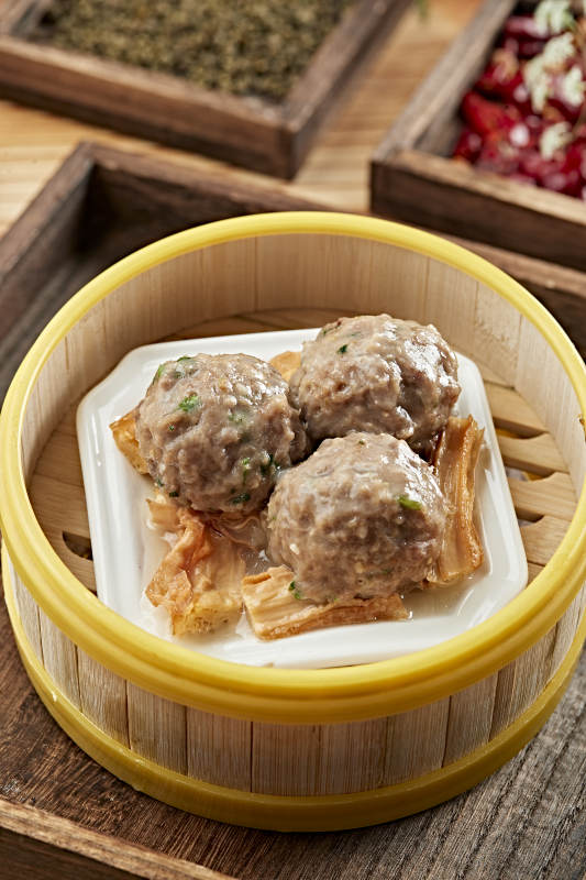 港式茶餐香蒸牛肉丸