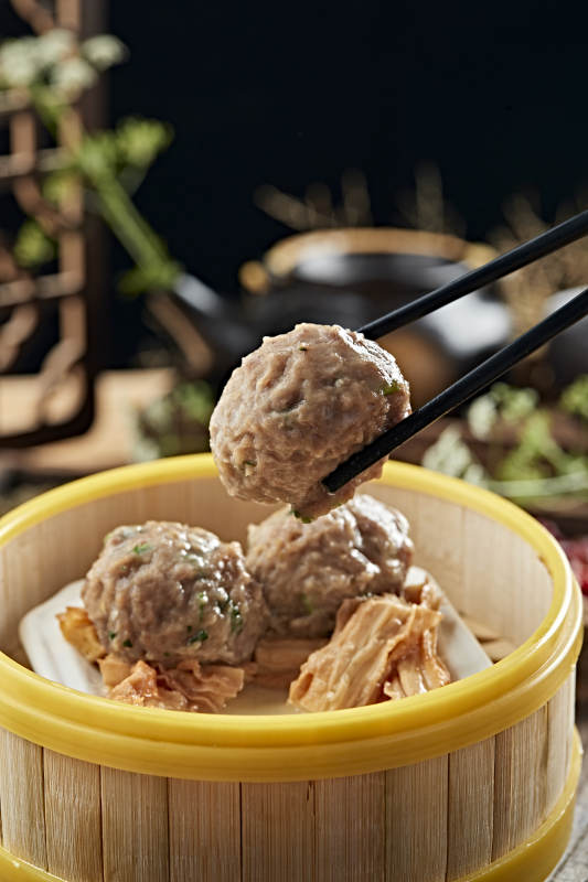 港式茶餐香蒸牛肉丸