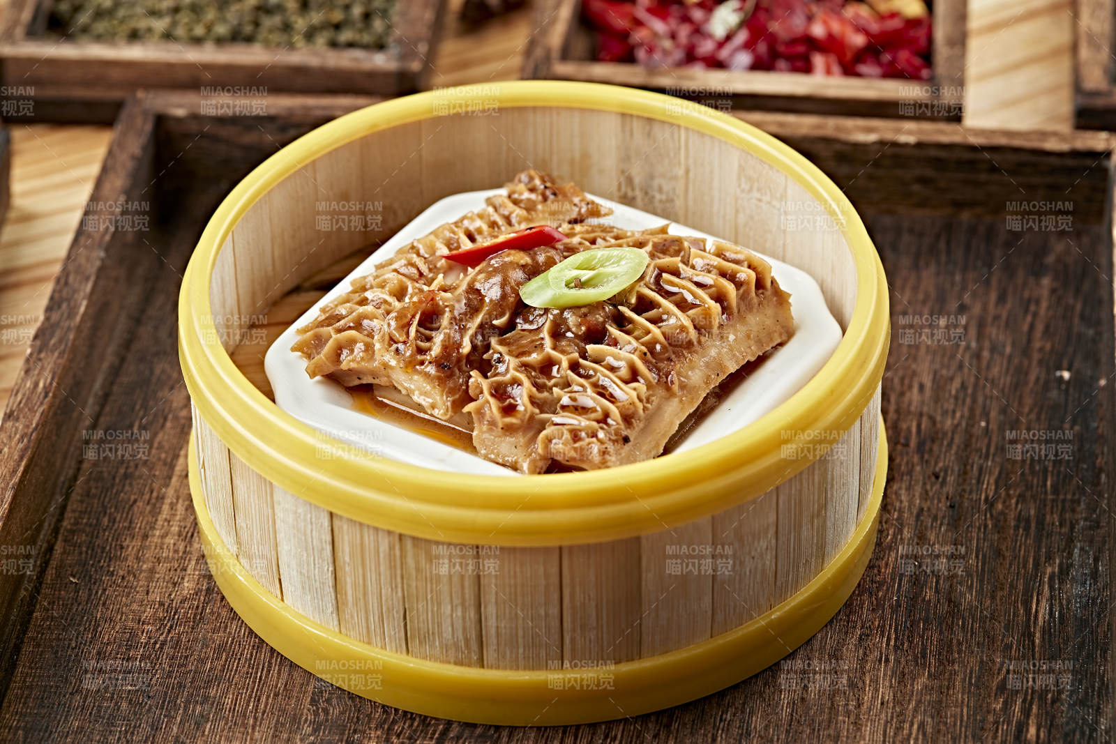 港式茶餐香蒸金錢肚