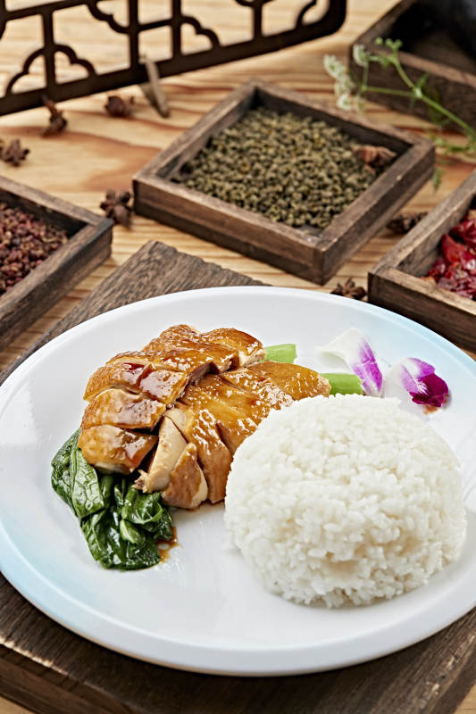 港式茶餐玫瑰豉油鸡饭