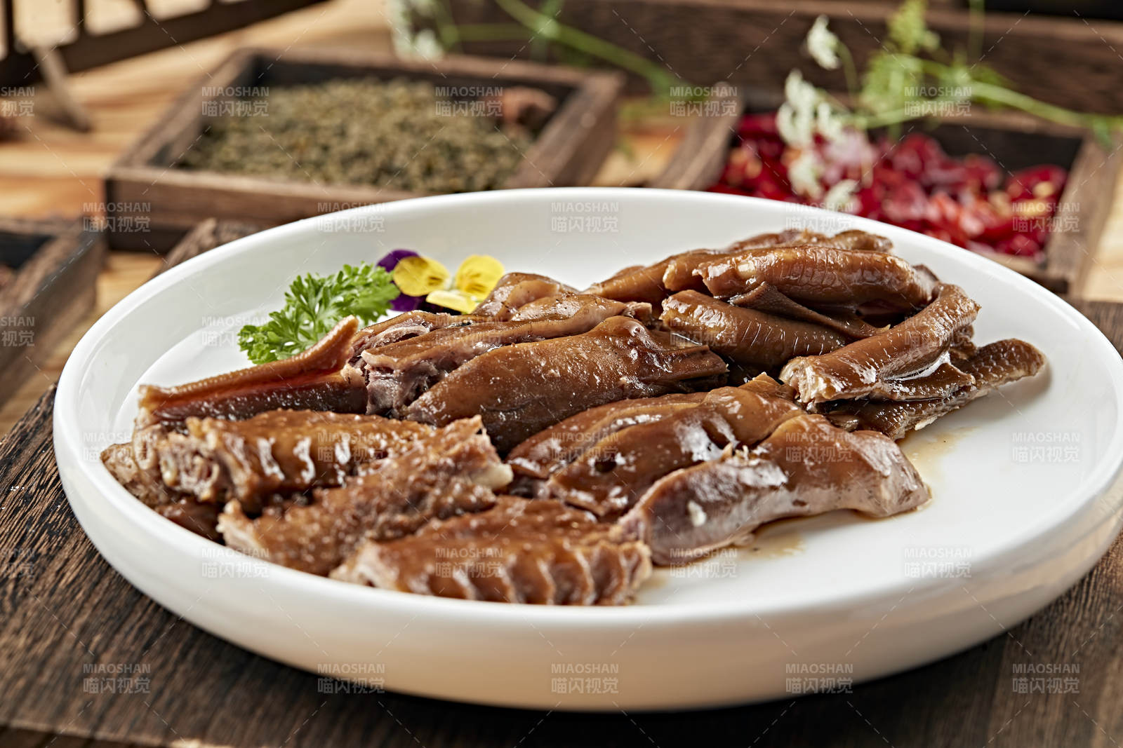 港式茶餐潮汕鹵水鵝三拼