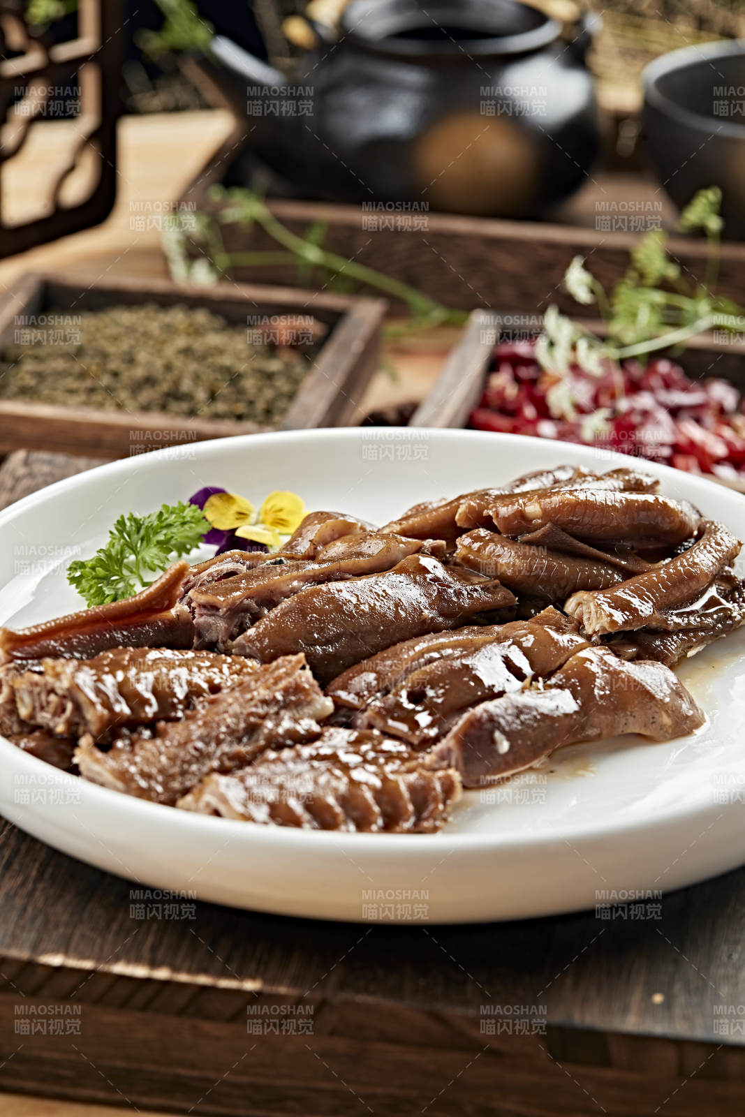 港式茶餐潮汕鹵水鵝三拼