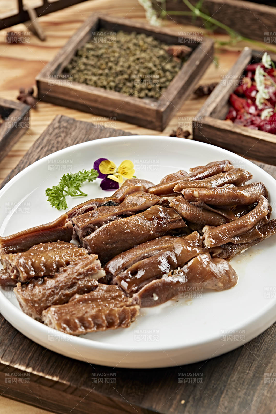 港式茶餐潮汕鹵水鵝三拼