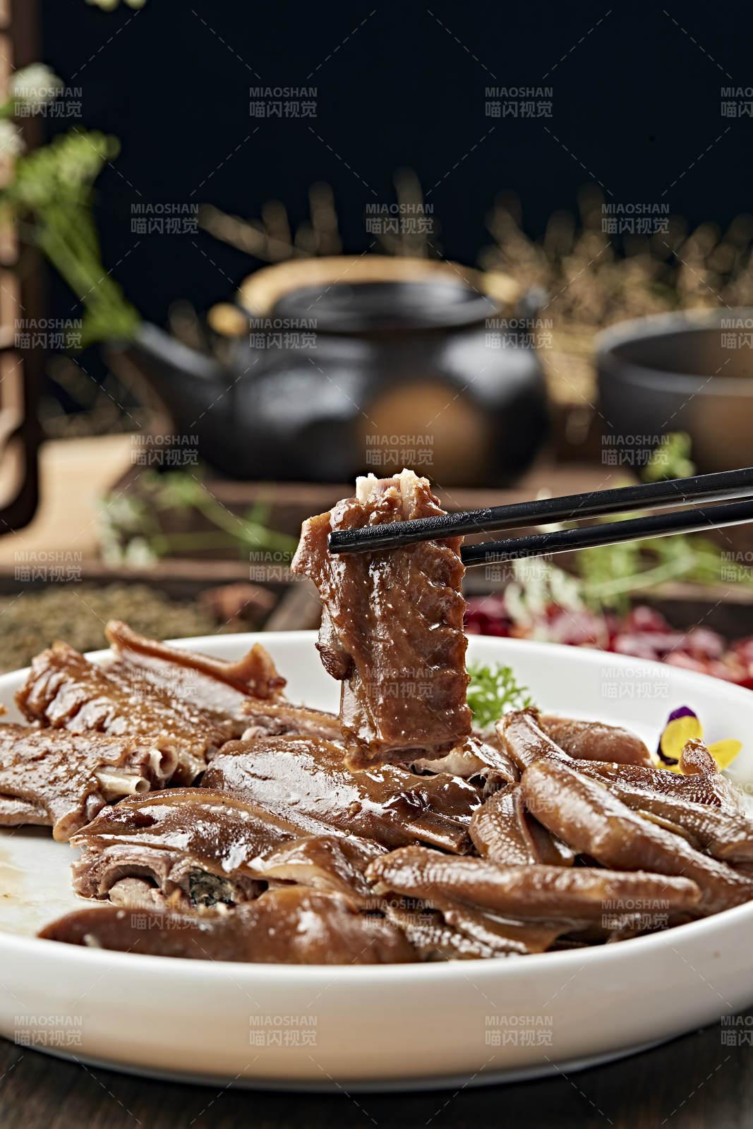 港式茶餐潮汕鹵水鵝三拼