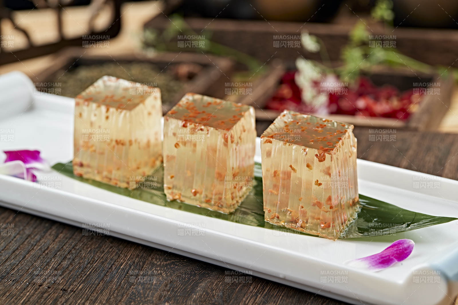 港式茶餐桂花水晶萝卜糕