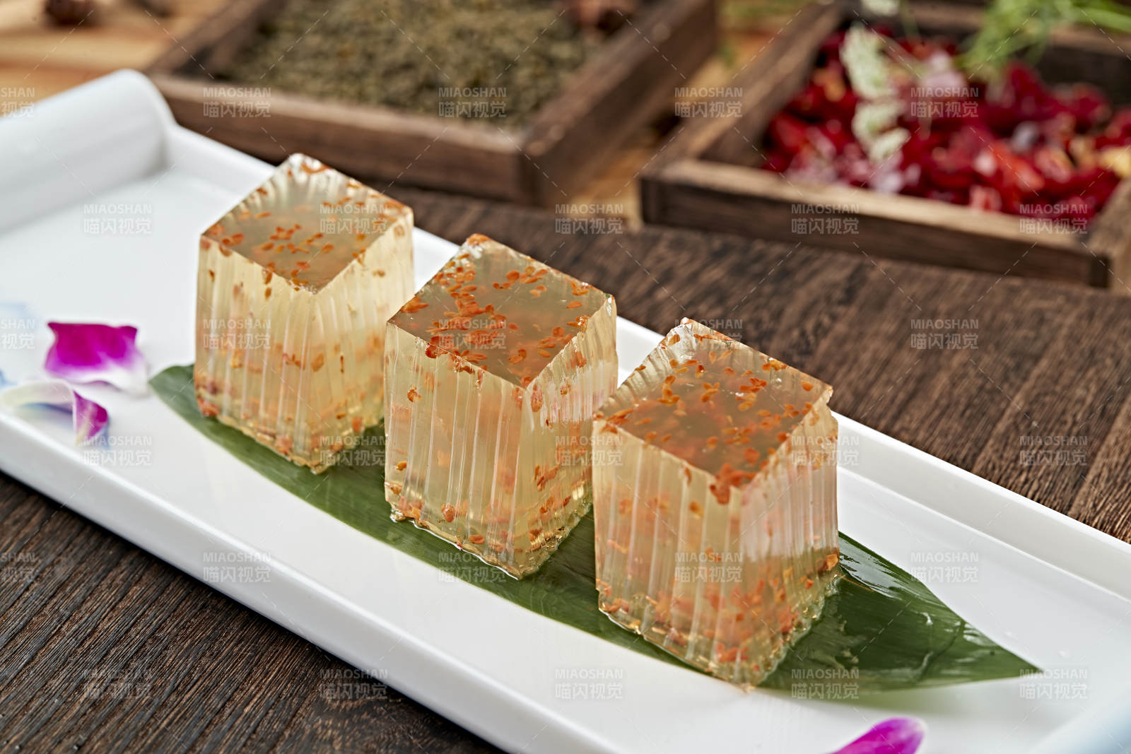 港式茶餐桂花水晶萝卜糕