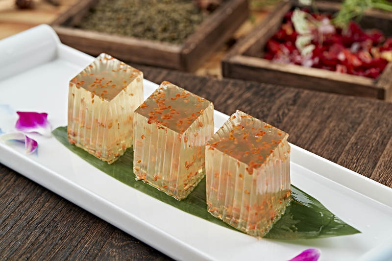 港式茶餐桂花水晶萝卜糕