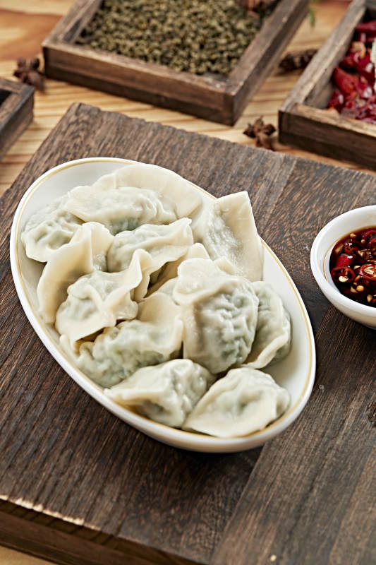 香菇韭菜猪肉馅手工水饺