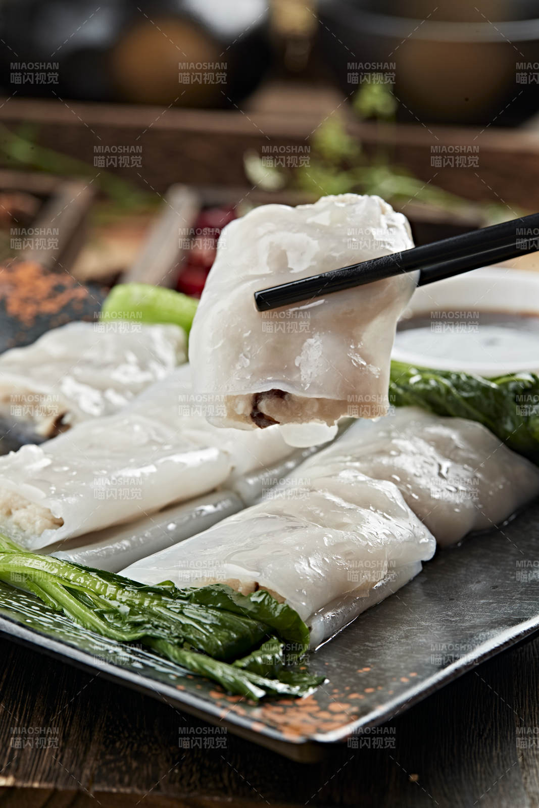 港式茶餐传统广式肠粉