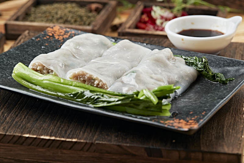 港式茶餐传统广式肠粉