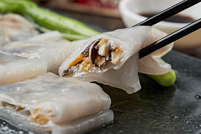 港式茶餐传统广式肠粉