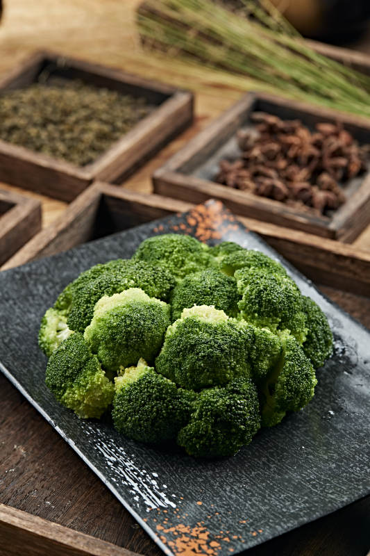 港式茶餐白灼西藍花