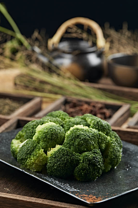 港式茶餐白灼西藍花