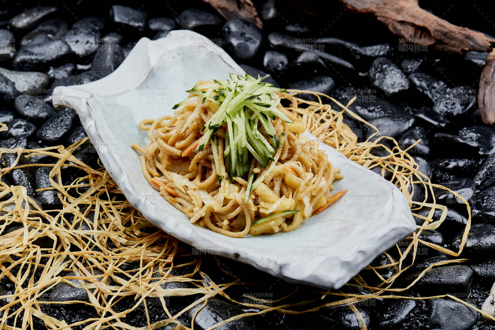 涼拌酸菜土豆莜面饸饹