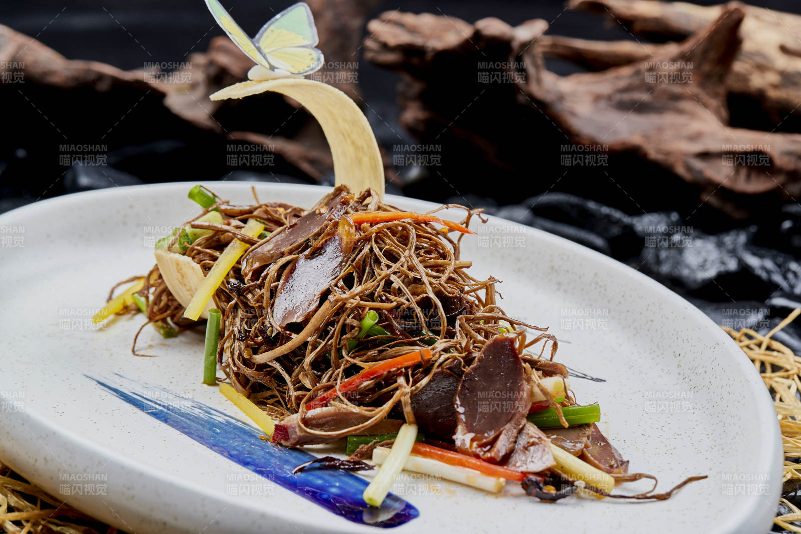 茶树菇小炒鸡胗片