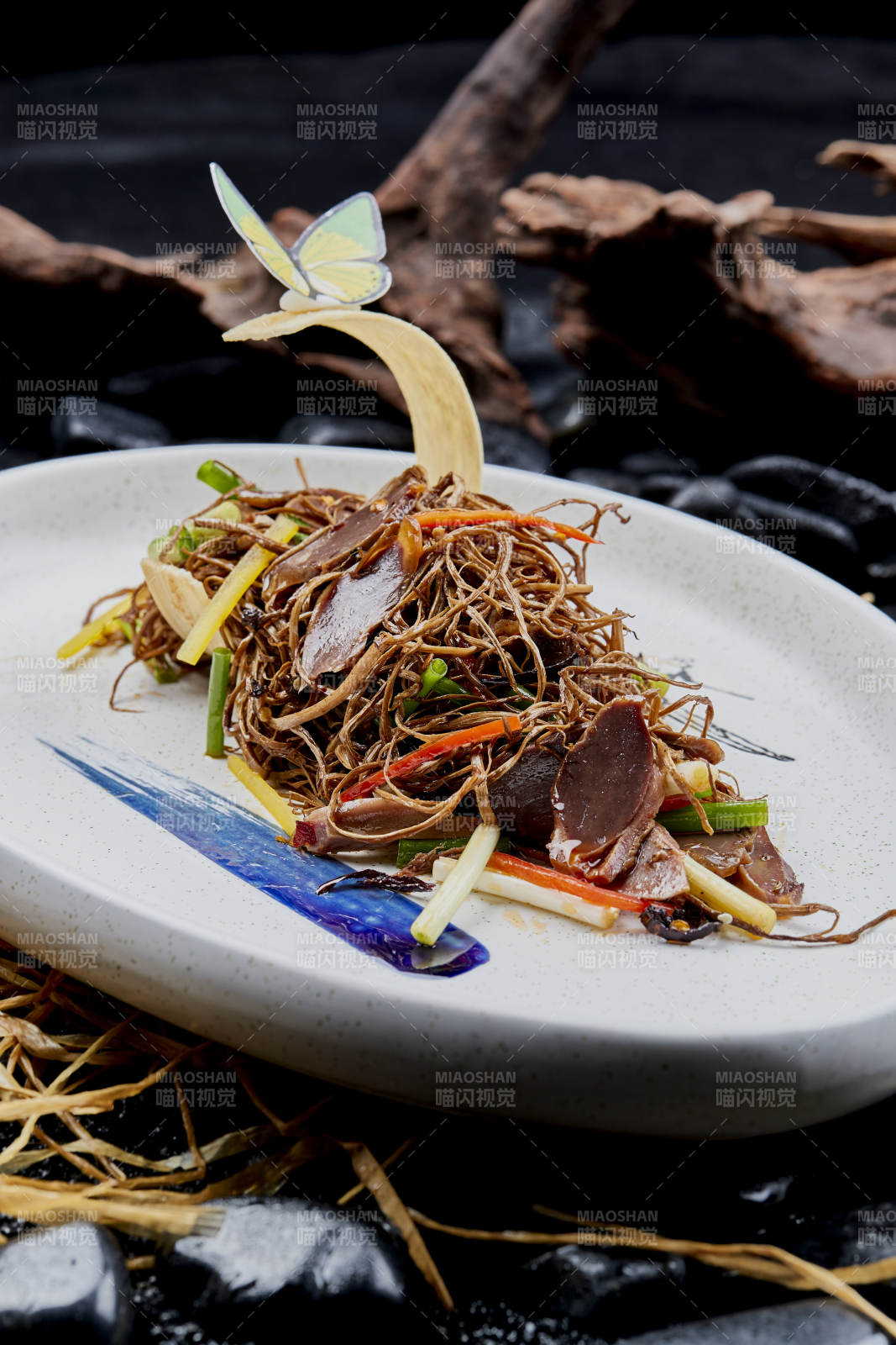 茶树菇小炒鸡胗片