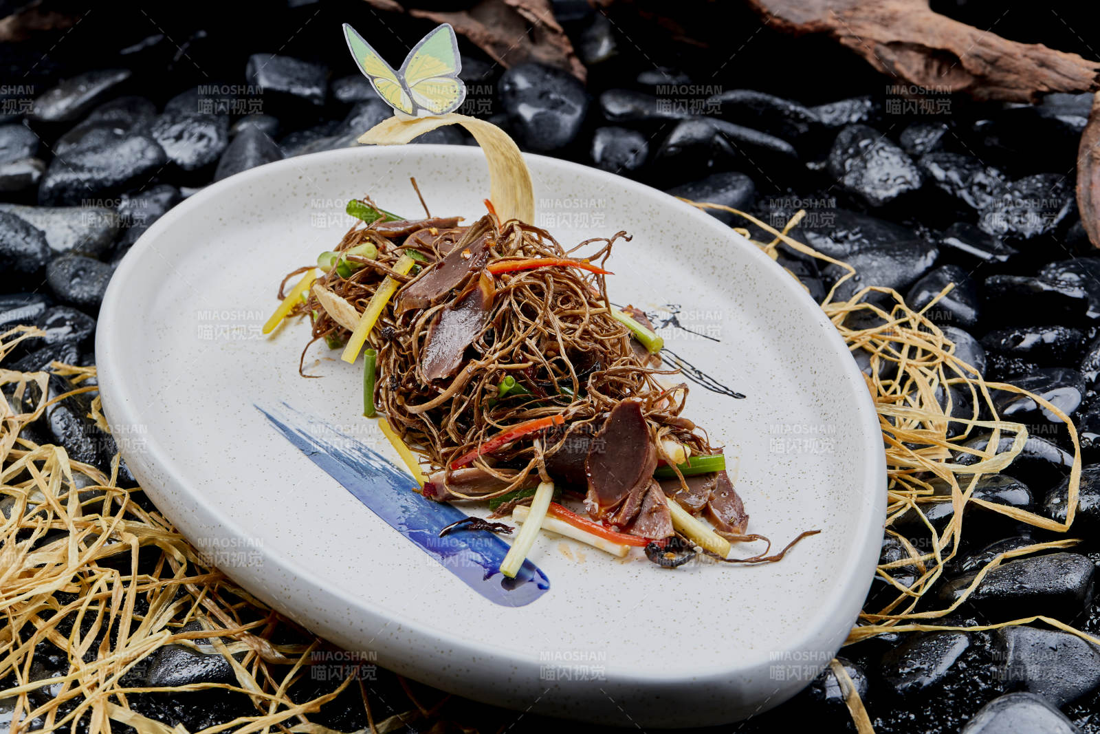 茶树菇小炒鸡胗片