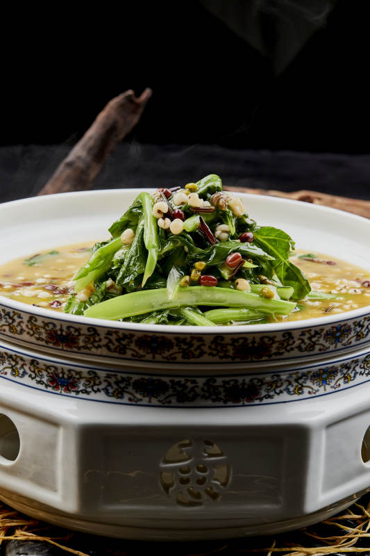 濃湯紅豆薏米燒芥藍