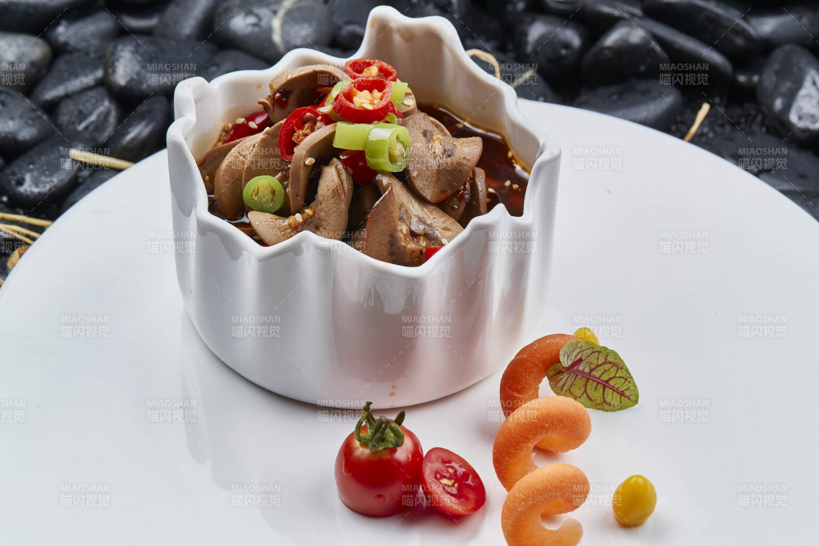 香辣紅油漬腰片