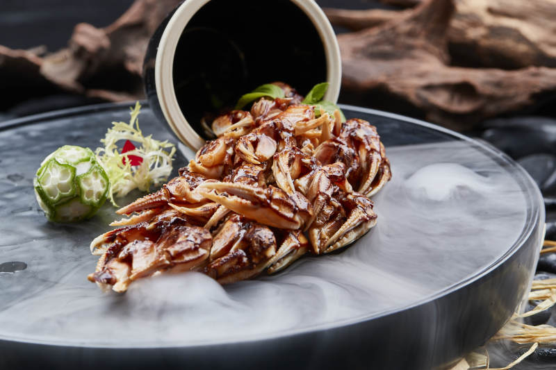 生渍糟醉海蟹钳