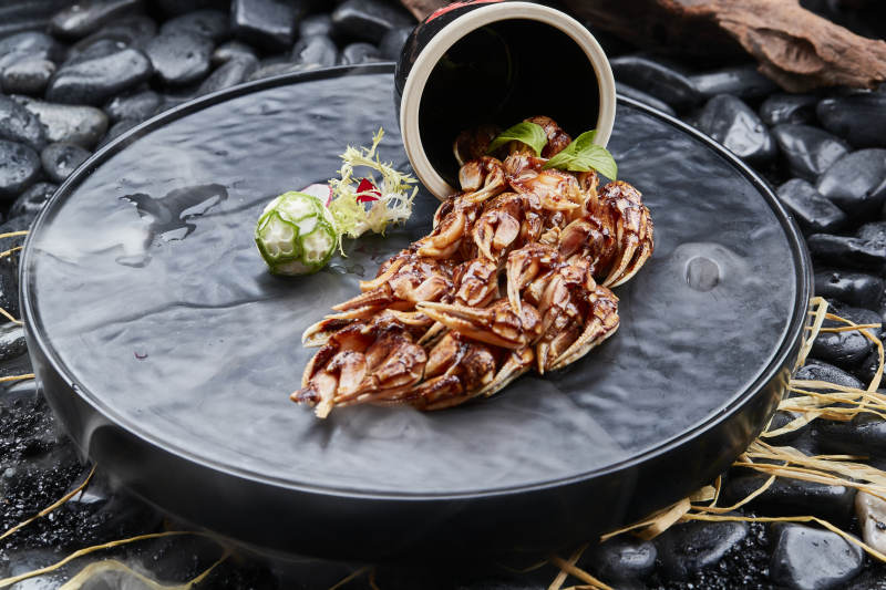 生渍糟醉海蟹钳