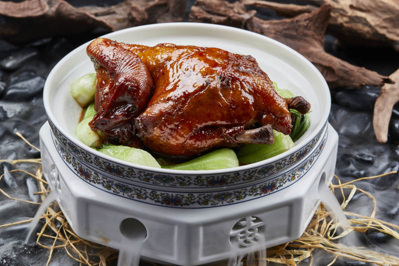 陈皮蜂蜜甜焗三黄鸡