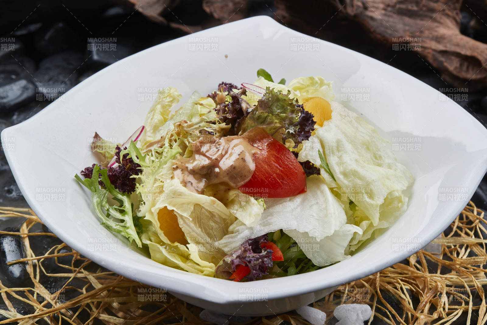 澆汁麻醬時蔬大拌菜