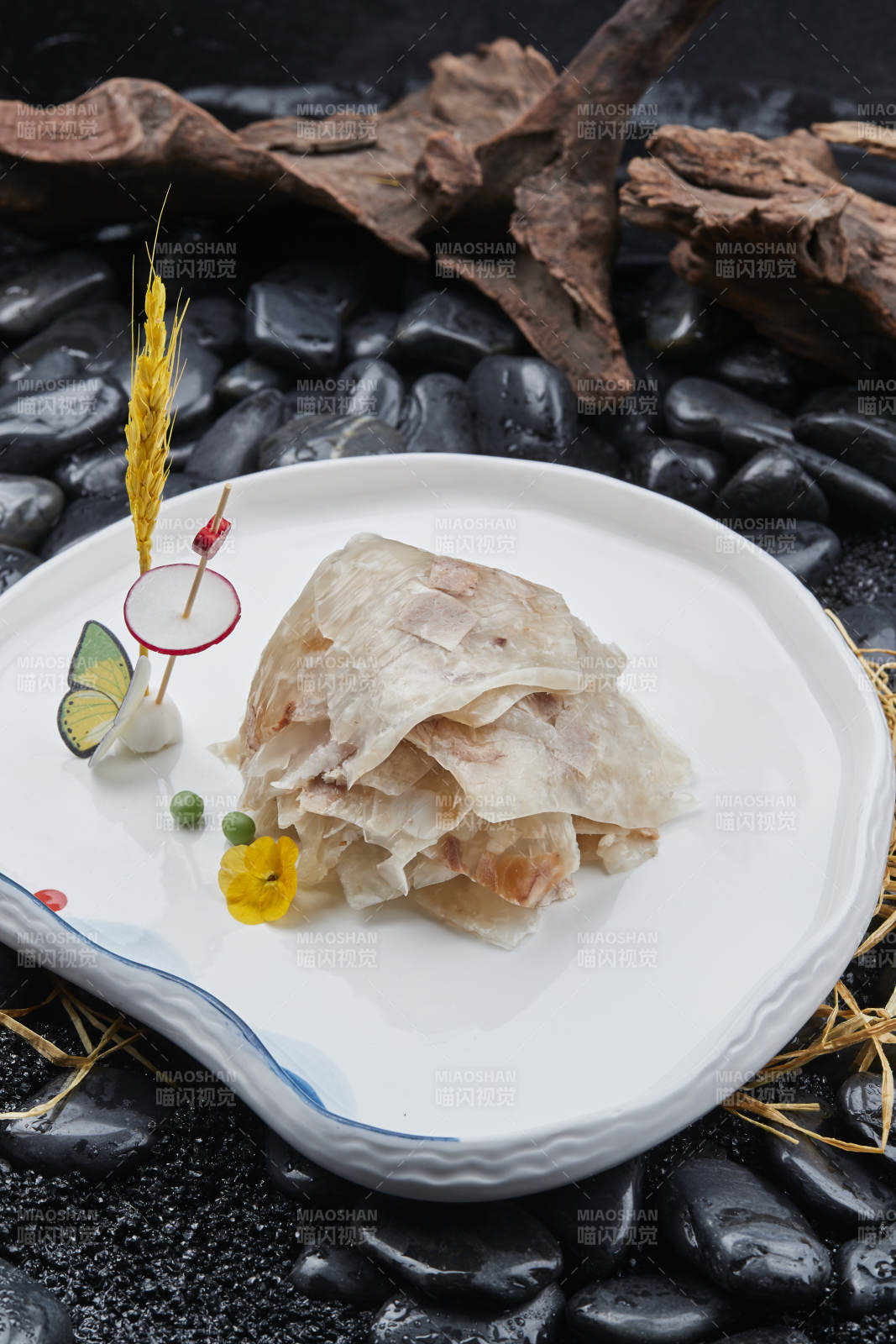 水晶皮冻肉糜片