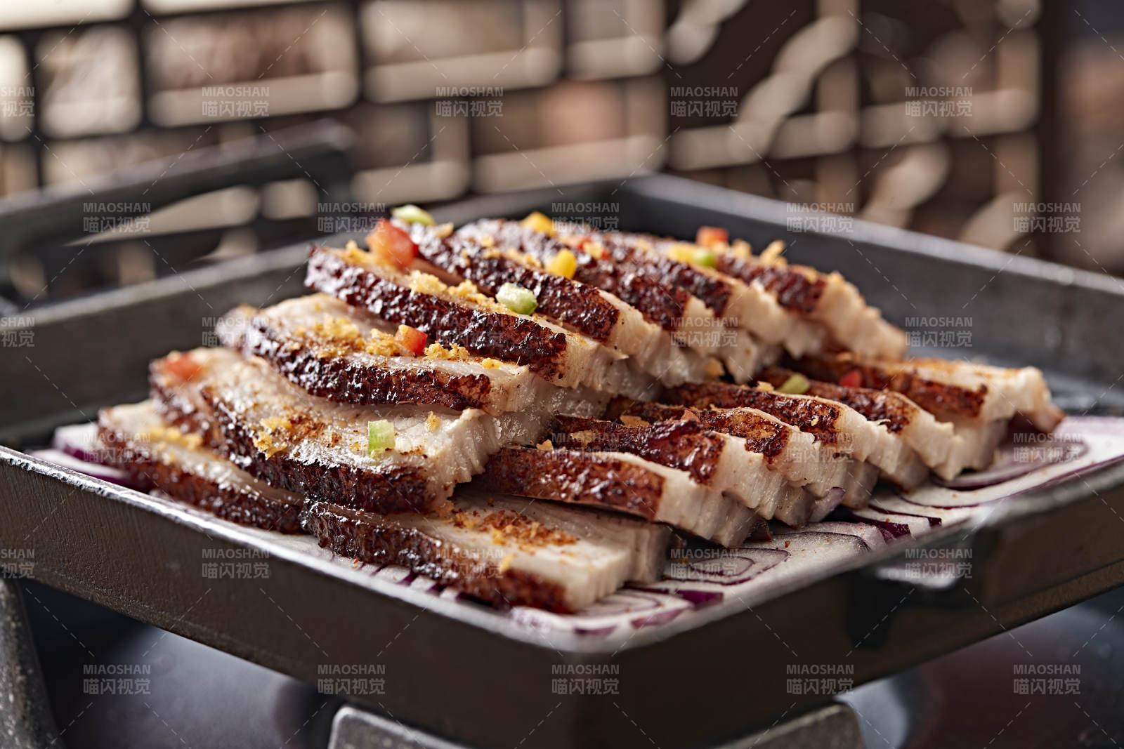 炙子鐵板香烤五花肉