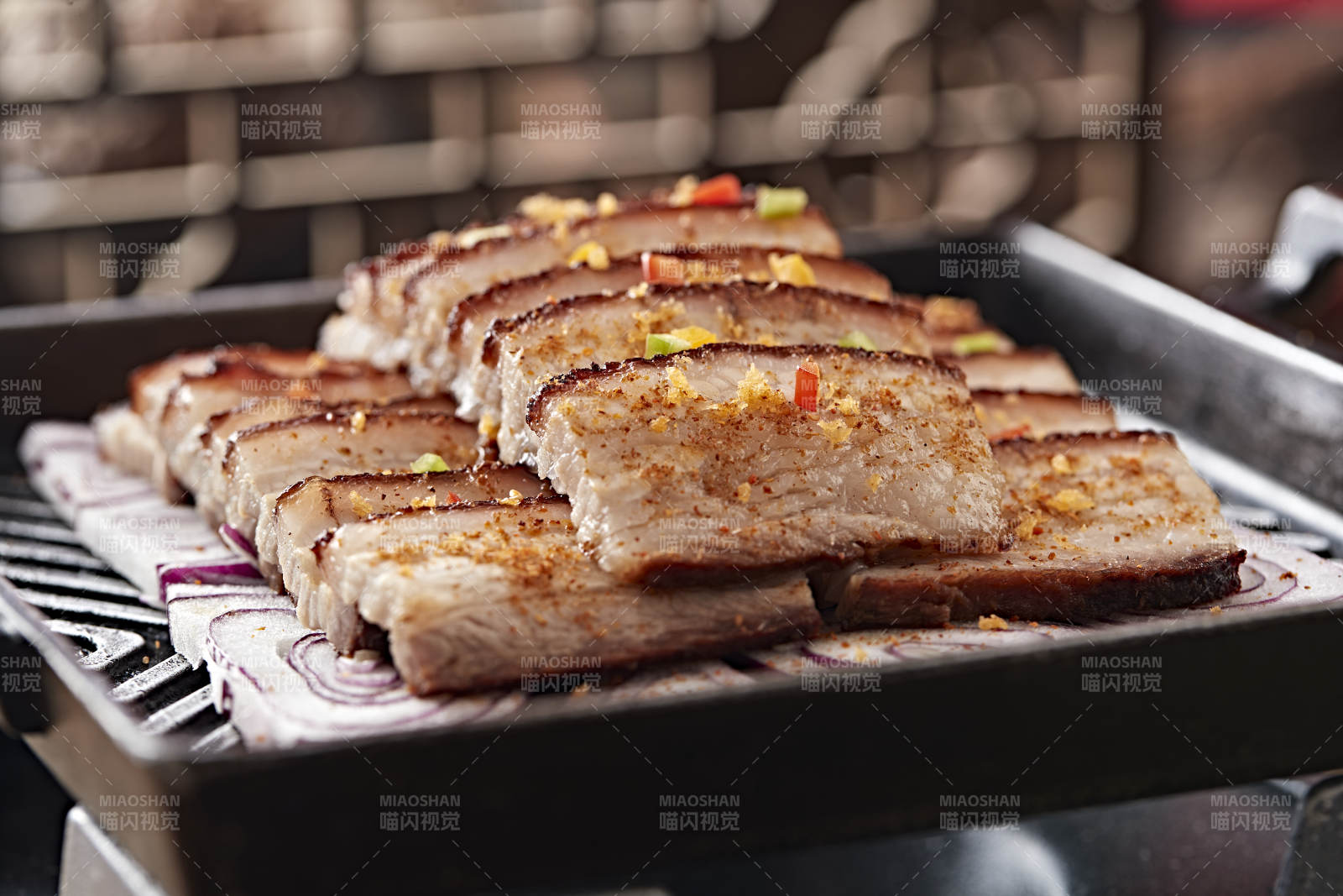 炙子鐵板香烤五花肉