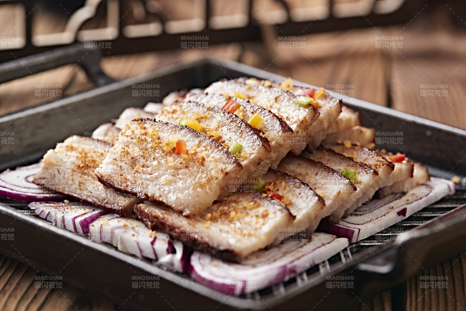 炙子鐵板香烤五花肉