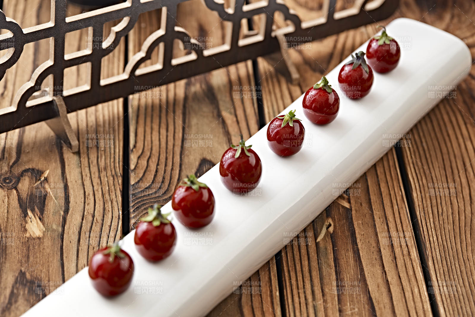 创意菜樱桃鹅肝