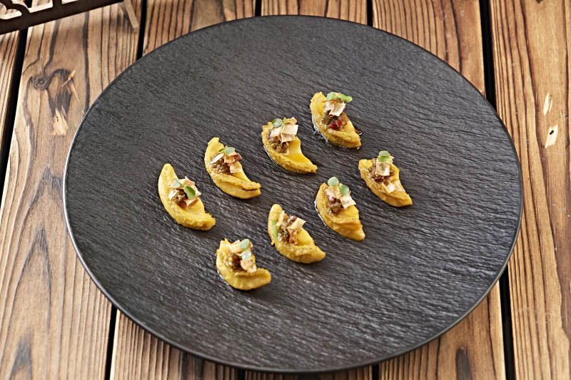 山椒酱配油煎鲜鲍鱼