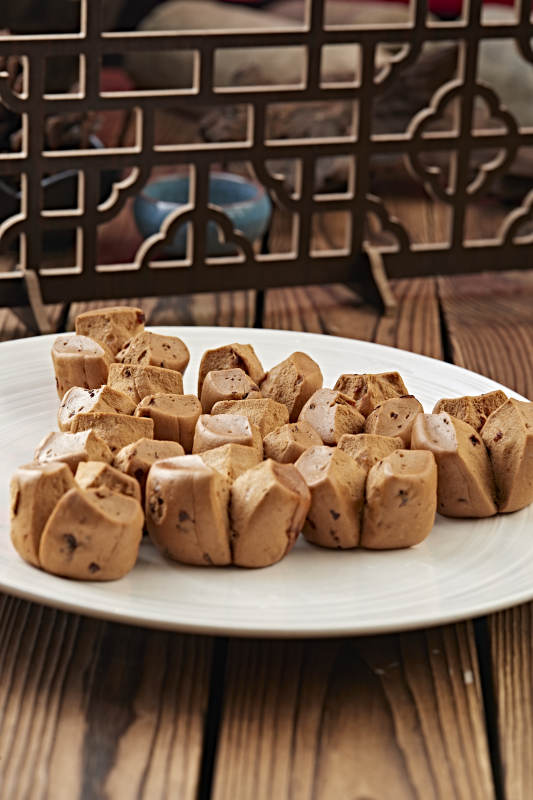 烤黑豆雜糧開花饃