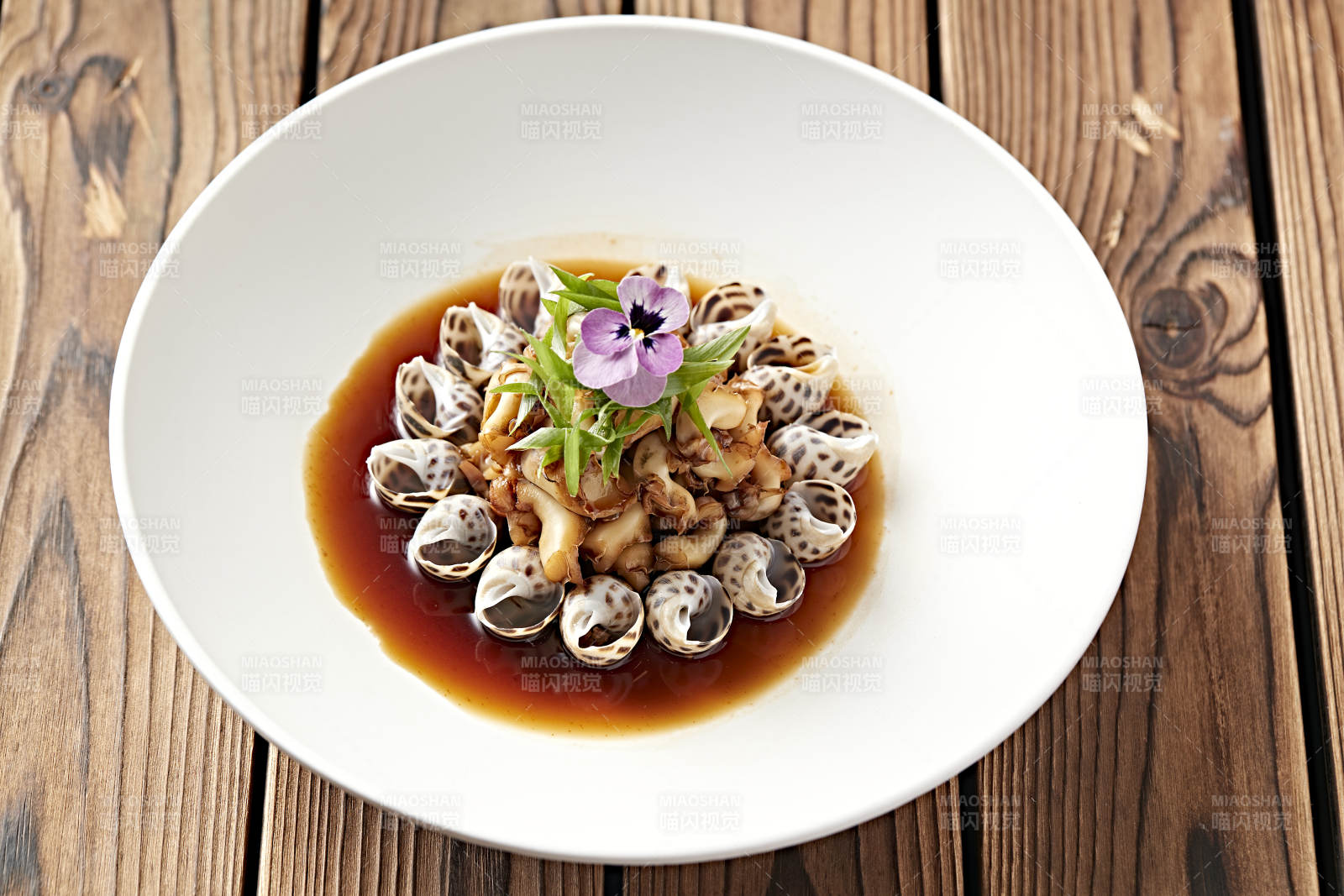 溫拌澆汁花螺片肉