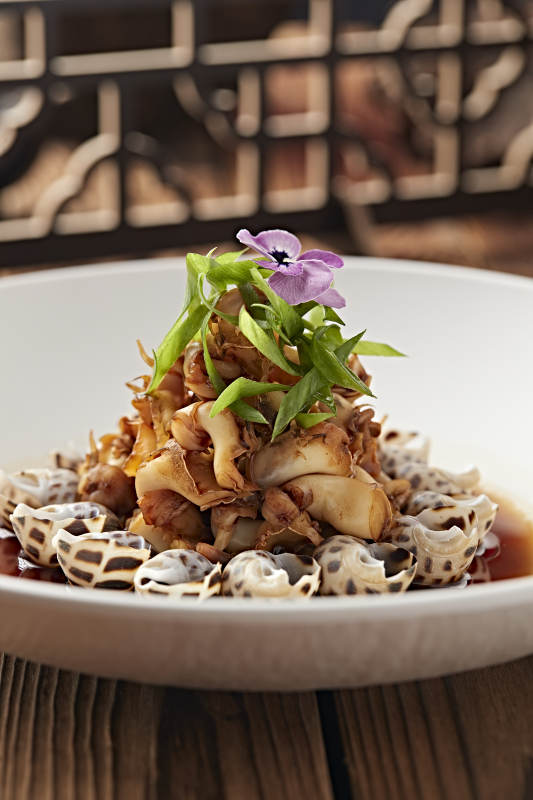 温拌浇汁花螺片肉