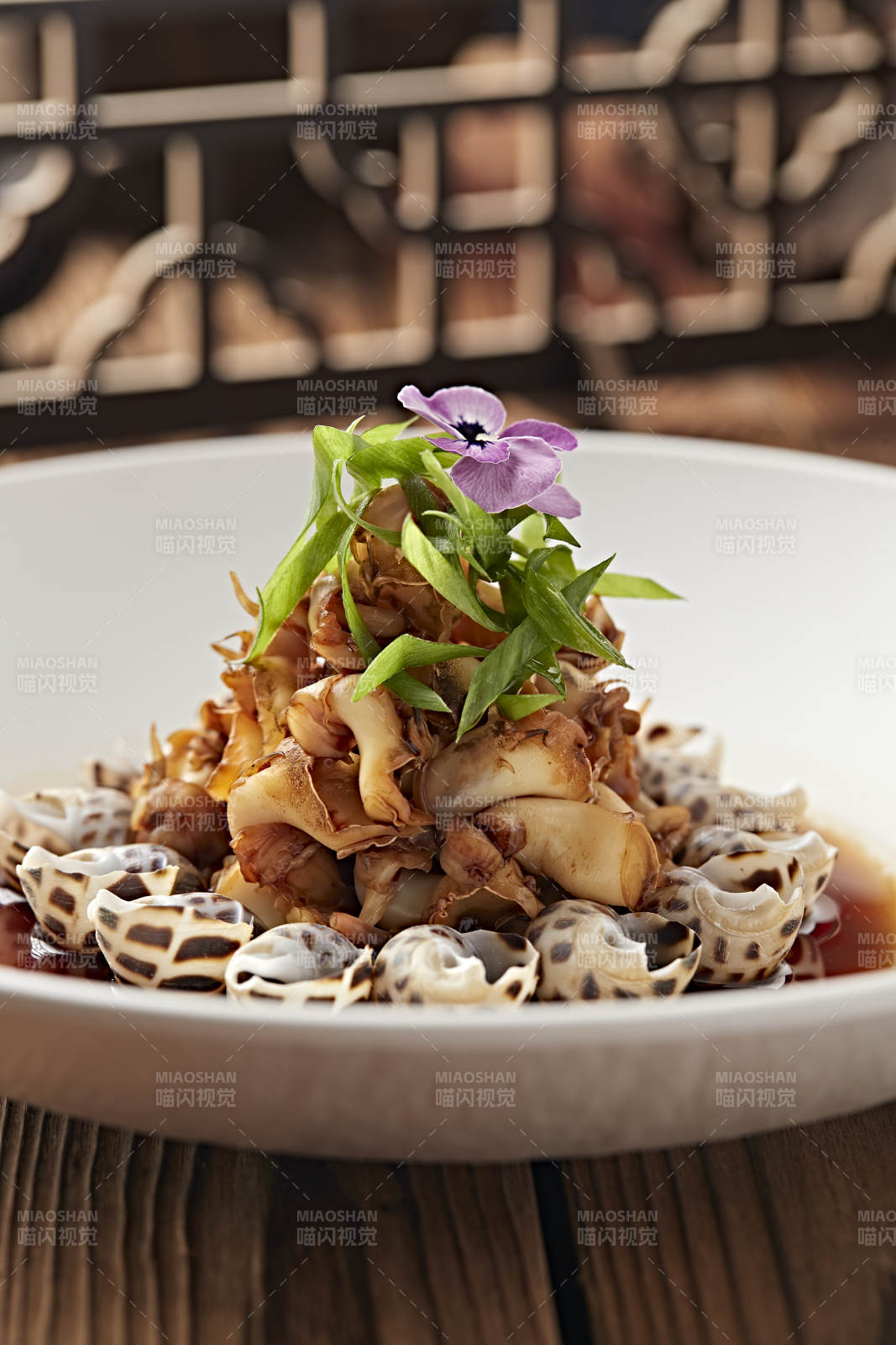 溫拌澆汁花螺片肉