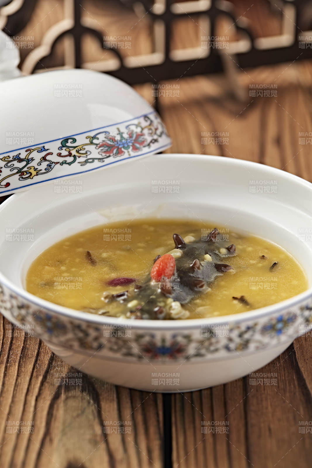 红豆小米扣辽参