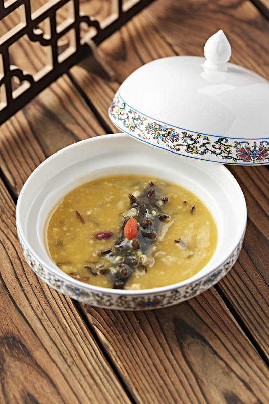 红豆小米扣辽参