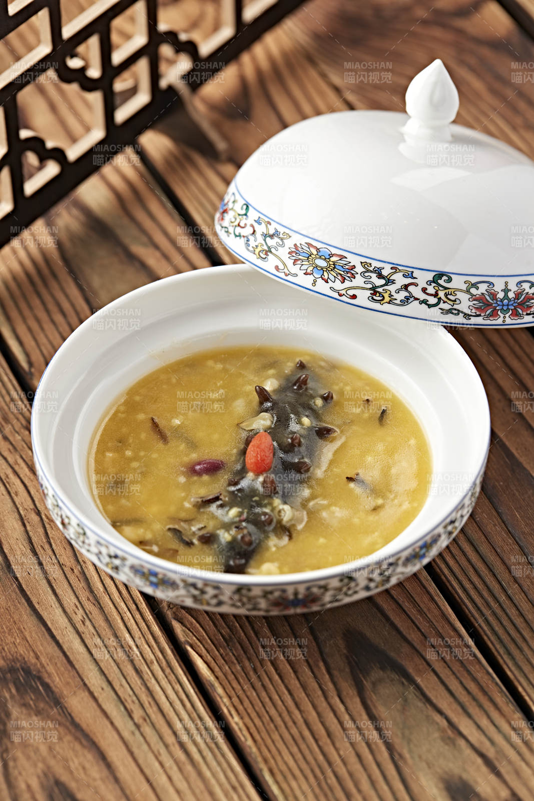 红豆小米扣辽参