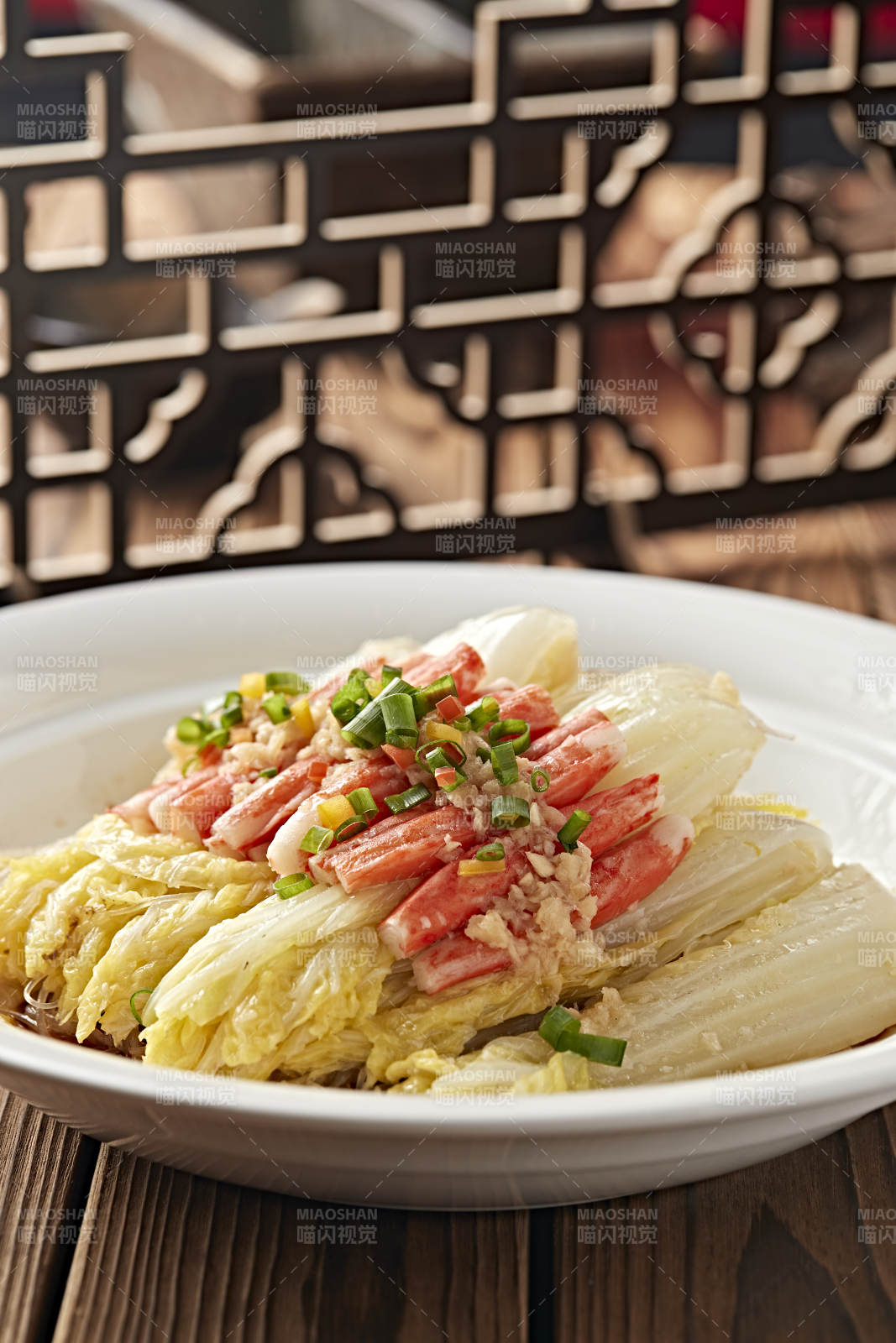 清蒸蒜蓉粉丝蟹肉娃娃菜