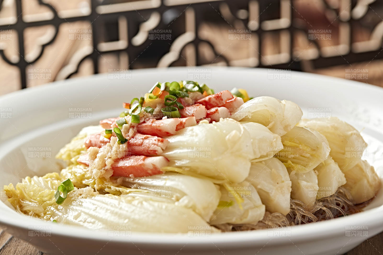 清蒸蒜蓉粉丝蟹肉娃娃菜