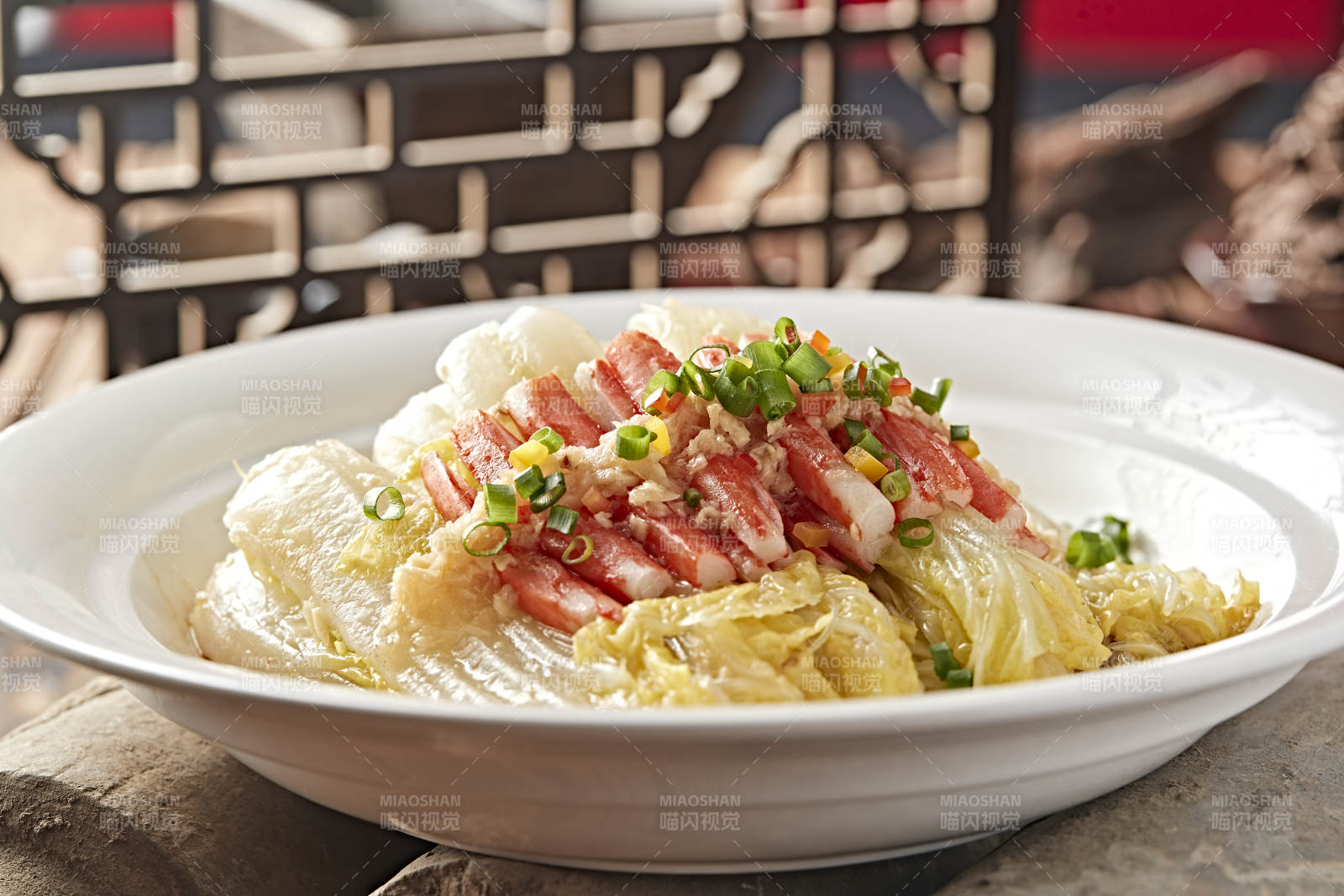 清蒸蒜蓉粉丝蟹肉娃娃菜