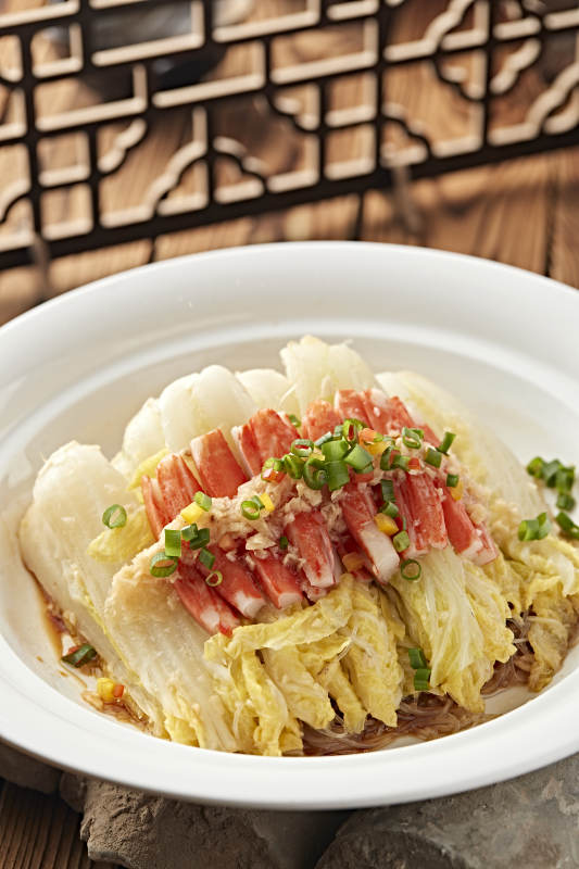 清蒸蒜蓉粉丝蟹肉娃娃菜