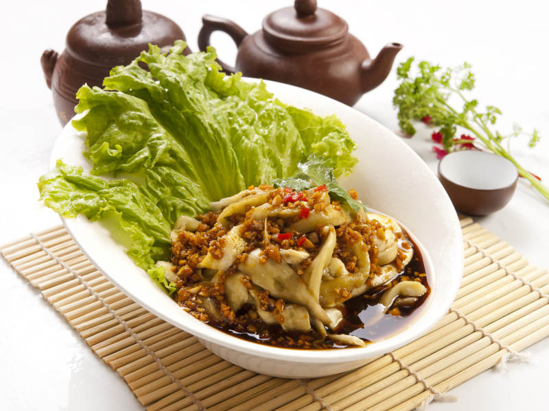 老醋蒜泥蒸茄条