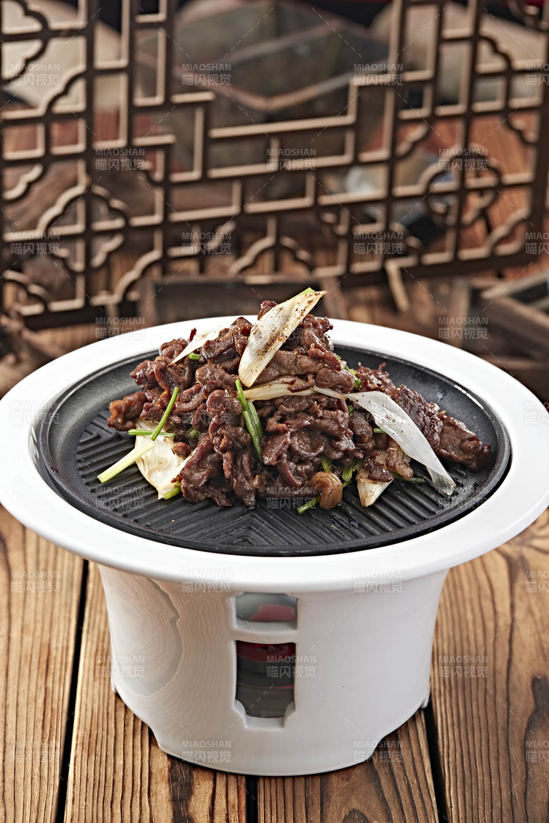 炙子铁板葱香牛柳