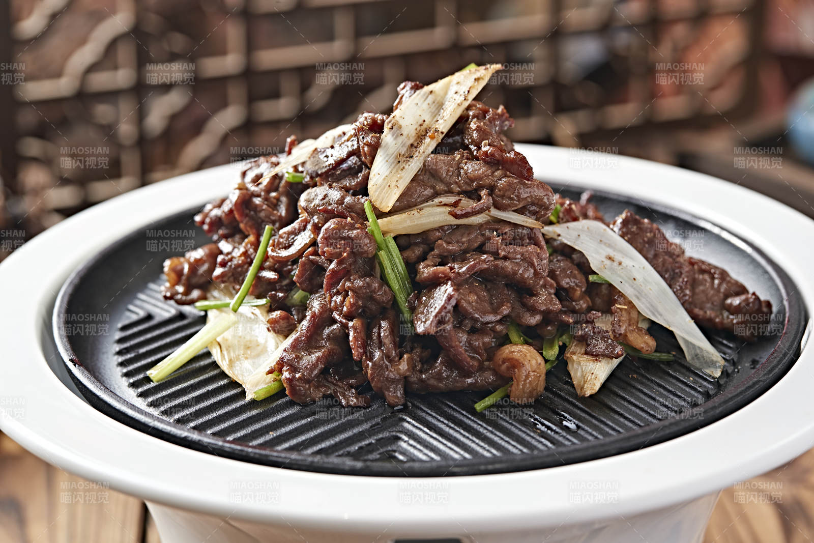 炙子铁板葱香牛柳
