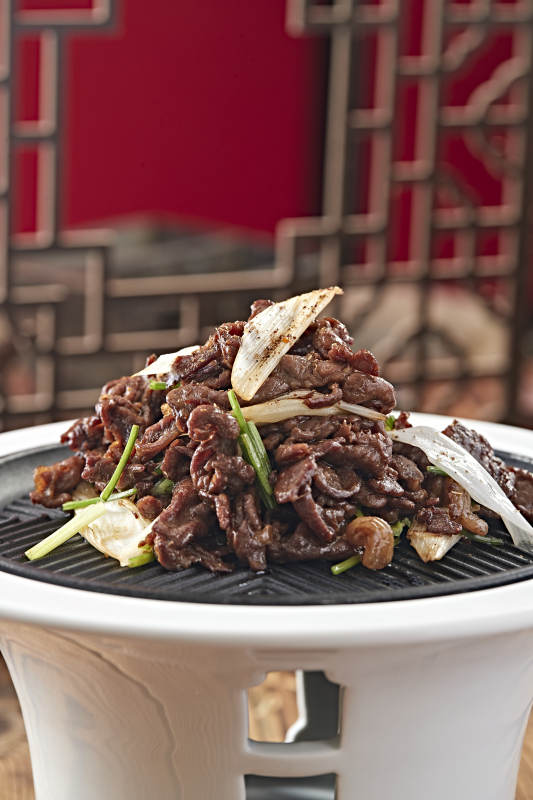 炙子鐵板蔥香牛柳