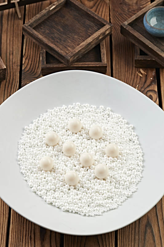 珠光宝气珍珠糖配糖衣山药丸