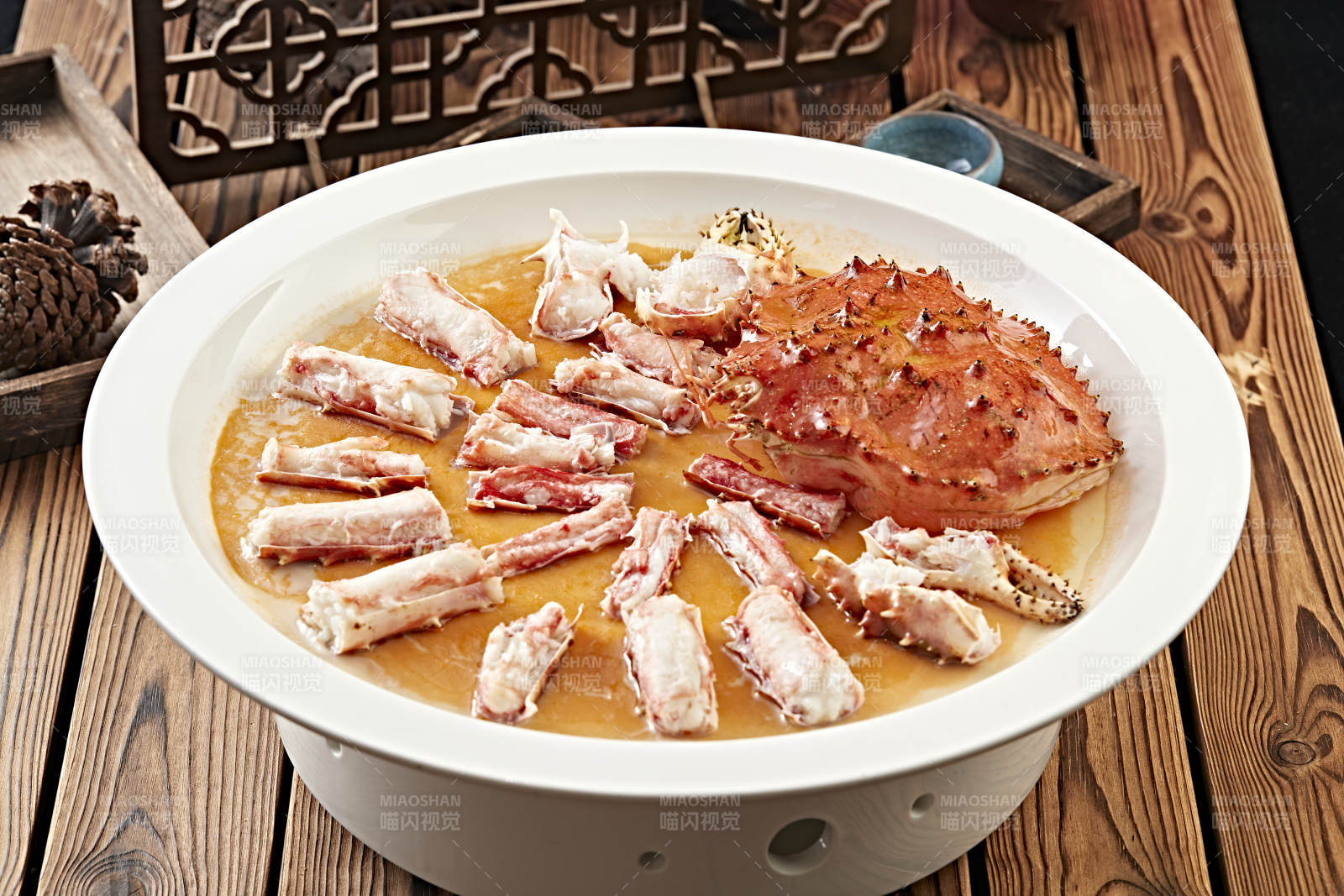 清蒸活阿拉斯加帝王蟹